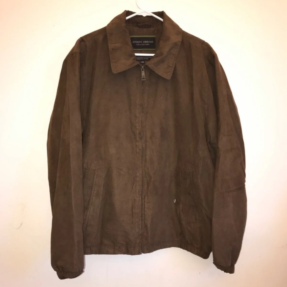 Men’s suede jacket from Joseph Abboud
